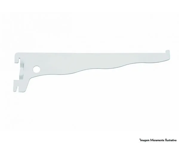 Suporte Trilho Branco 25Cm 8511025