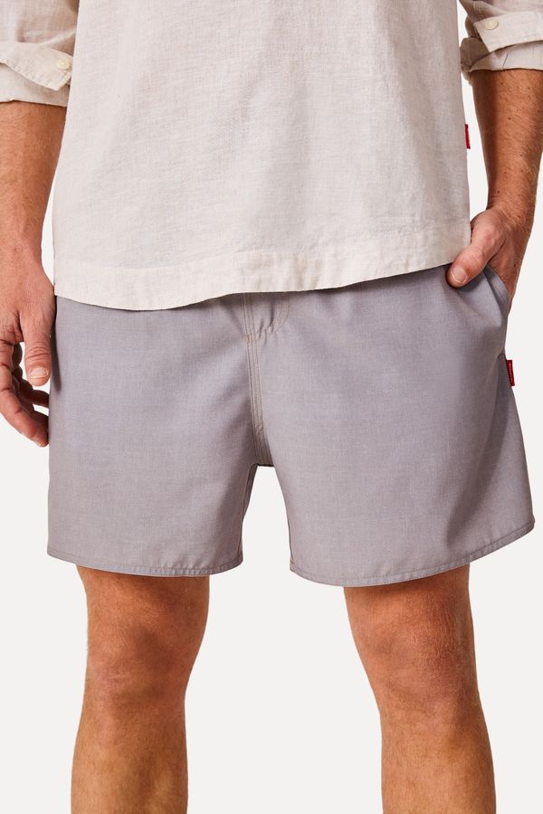 Short Praia Texturado Summer Cinza Lua - Ggg
