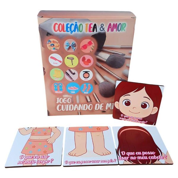 Jogo Para Meninas Autocuidado Divertido Em Mdf