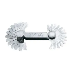 Calibre de Rosca 28 Lâminas 0,25-2,5mm 156M - Starrett
