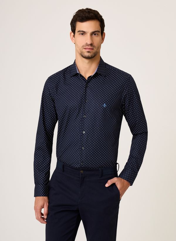 Camisa Slim Fit Tricoline Dudalina Masculina 4