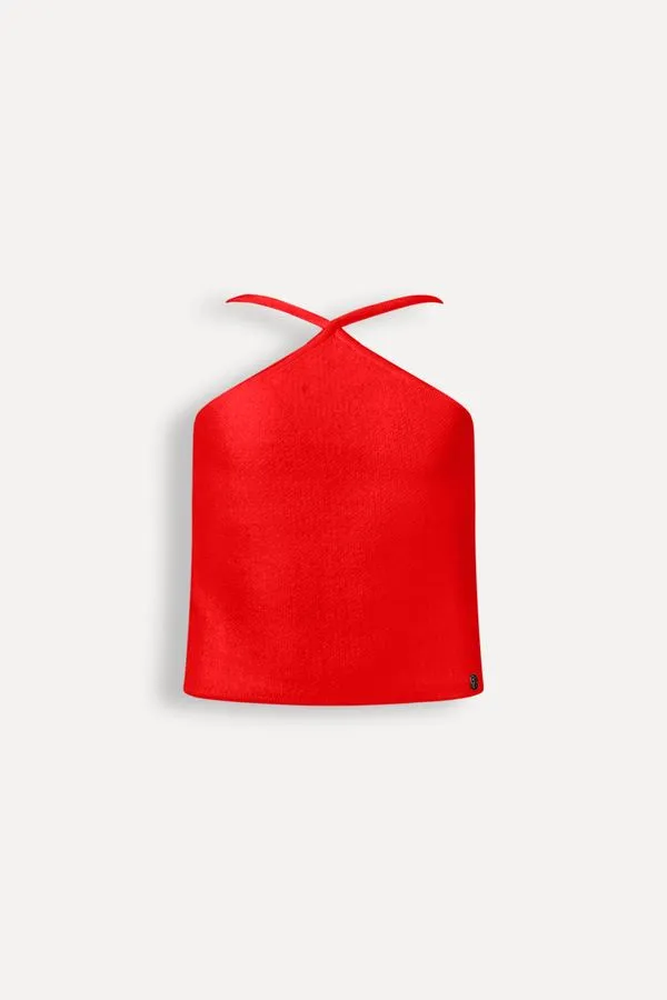 Top Menina Triicot Atoalhado Vermelho Pimenta - 18