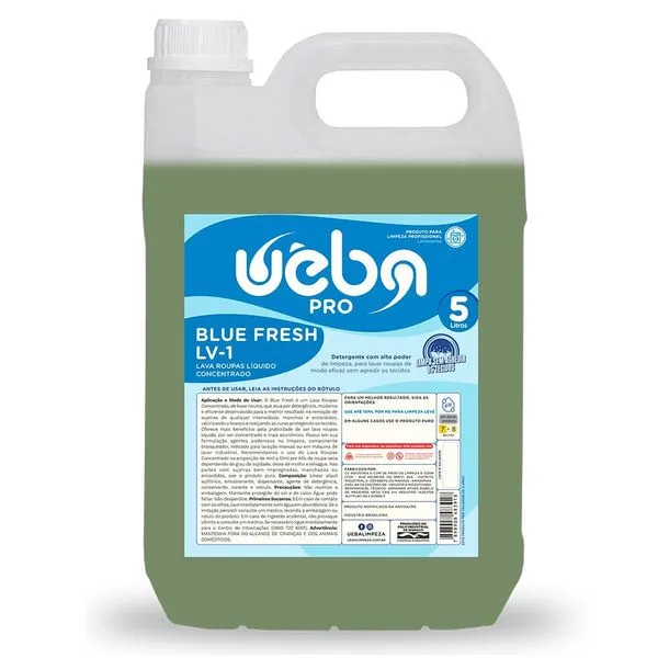 Lava Roupas Concentrado Uêba Blue Fresh LV 1 5L (MP)