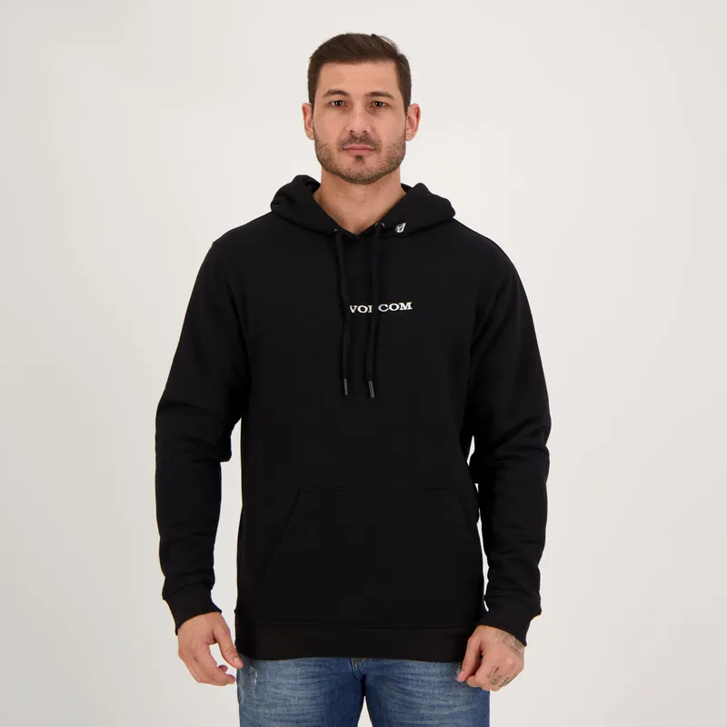 Moletom Volcom Signature Preto