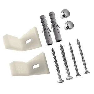 Kit Fixação Parafuso B10 Latão para Bide e Bacia Lateral V1 Bognar Kit Fixação Parafuso B10 Latão para Bide e Bacia Lateral Bognar
