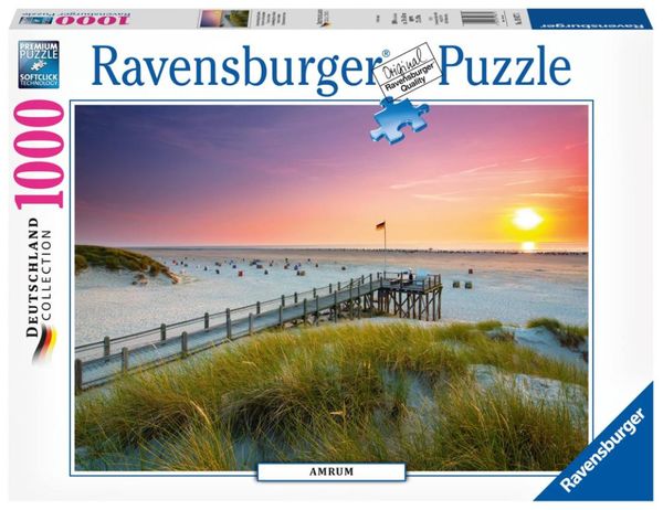 Puzzle 1000 Peças Ilha Amrum, Alemanha Ravensburger 12000690