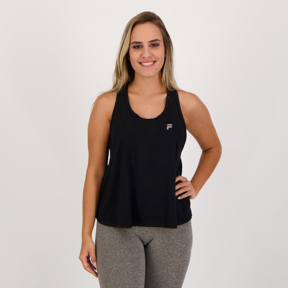 Regata Fila Time Feminina Preto