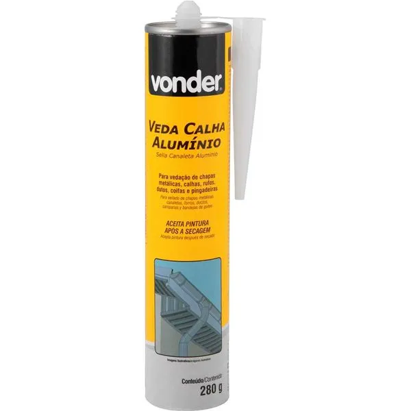 Veda calha 280g alumínio VONDER