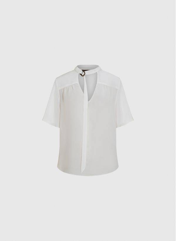 Blusa Lace Manga Seda Bo.Bô Feminino 34