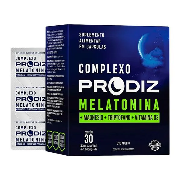 Prodiz Melatonina 1000 mg Prodiz 30 cápsulas