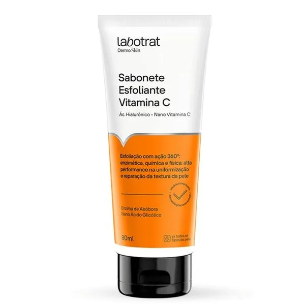 Sabonete Esfoliante Facial Labotrat Vitamina C 80ml