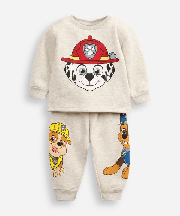 pijama longo infantil patrulha canina cinza 3
