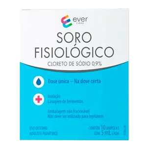 Soro Fisiológico Ampola Ever Care 5ml