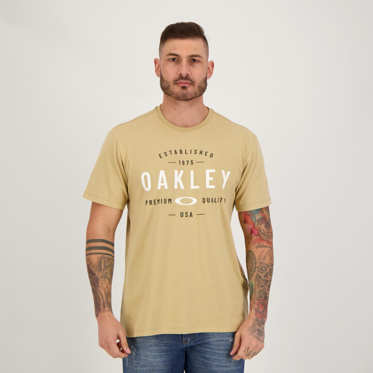 Camiseta Oakley Premium Bege