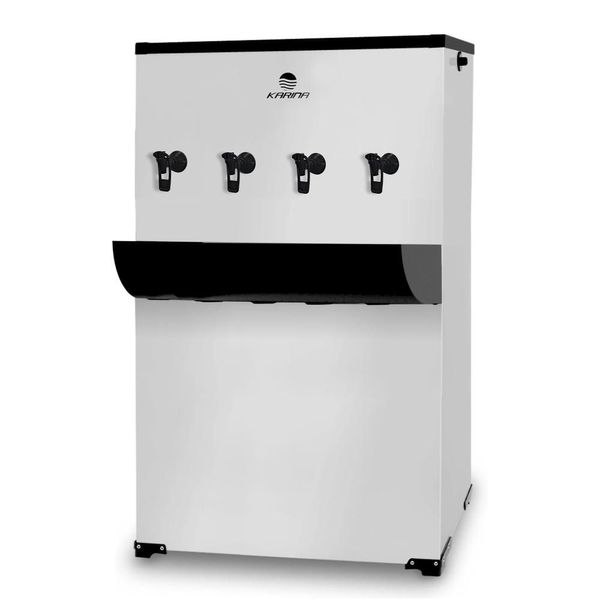 Bebedouro Industrial 200 Litros Karina Inox 4 Torneiras 220v K-200