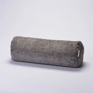 Almofada De Apoio Rolo Bolster Cinza