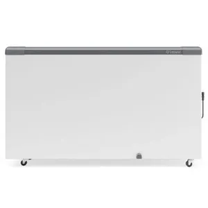 Conservador Plano Vidro Reto Deslizante Gelopar GHD400L Degelo Manual 395L com LED Cinza 110V Conservador Plano Vidro Reto Gelopar GHD400L Degelo Manual 395L LED Cinza 110V