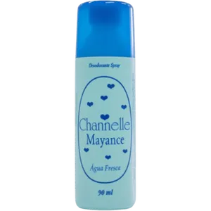 Kit c/4 Unidades de Desodorante Spray Chánnelle 90g Água Fresca