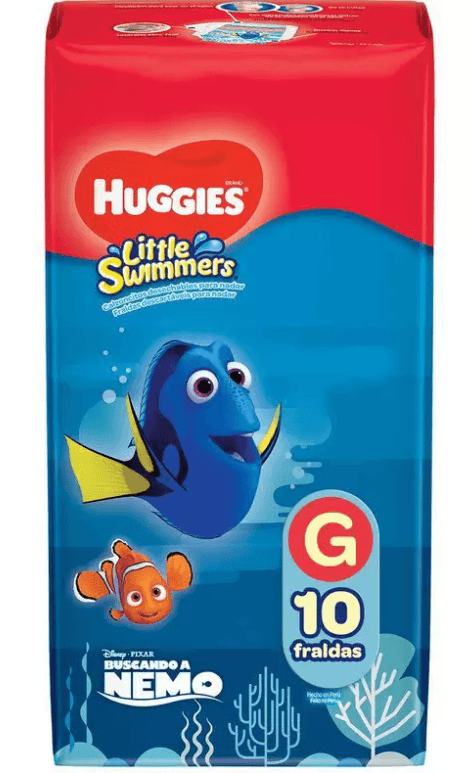 HUGGIES FR.PISCINA LITTLE SWIMMERS G C/10