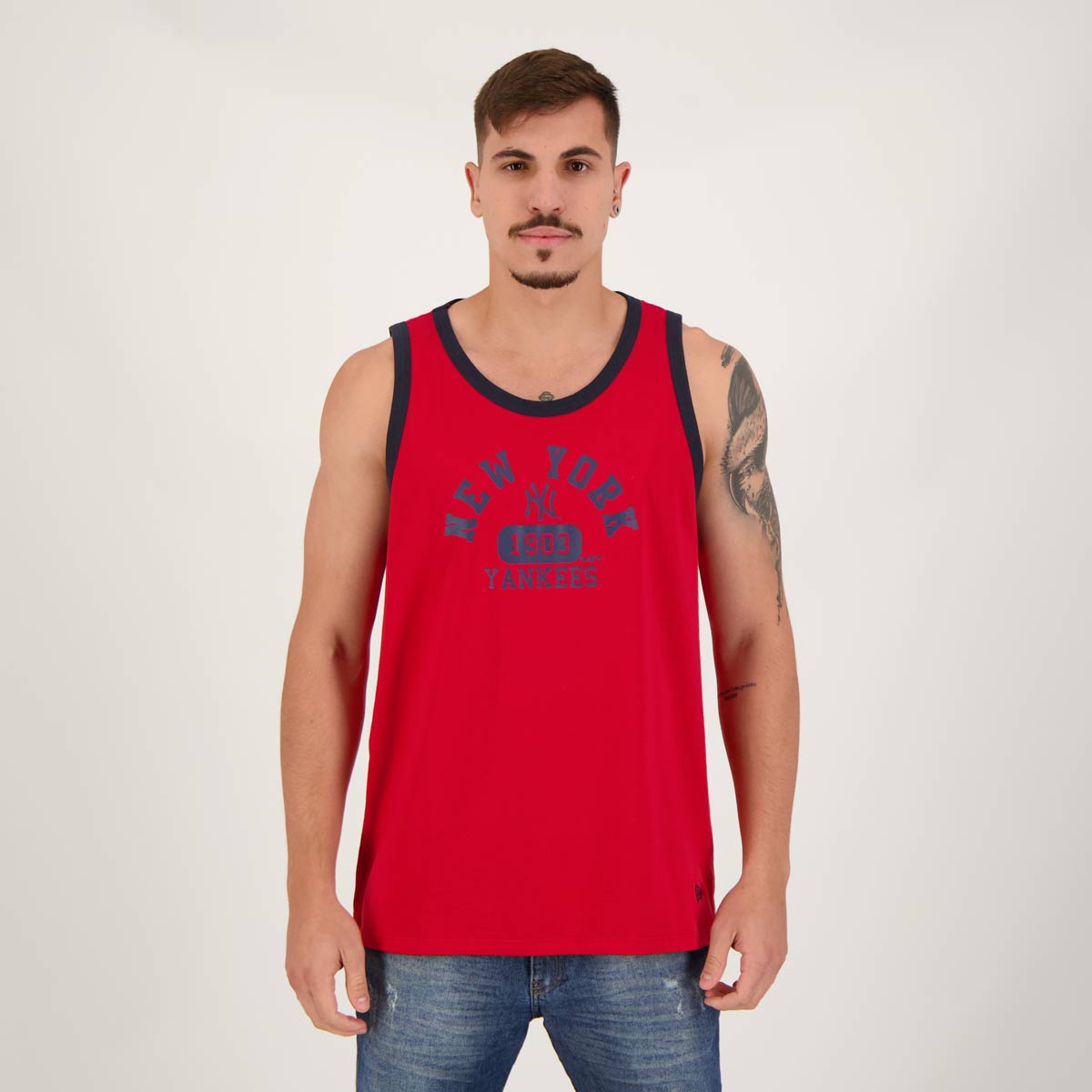 Regata New Era MLB New York Yankees Core Vermelho