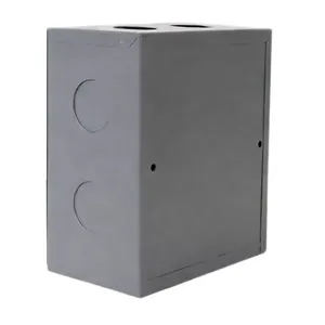 Caixa de Passagem de Sobrepor Quadrada 15x15x10cm para Redes Elétricas Telefonia Lógica e Tv Brassol Caixa de Passagem de Sobrepor Quadrada 15x15x10cm para Instalações Residenciais e Industriais