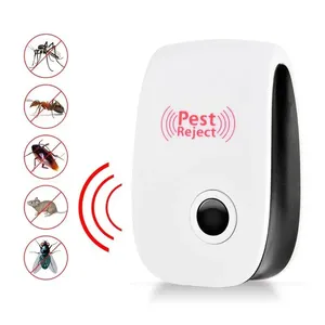 REPELENTE ELETRÔNICO ULTRASSÔNICO ANTI-PRAGAS ESPANTA RATOS BARATAS INSETO MOSQUITO Único / Branco
