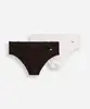 kit de calcinhas biquíni com renda plus size delrio colorido GG