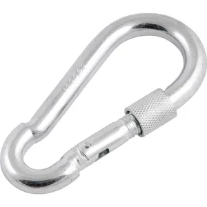 Mosquetão Galvanizado 12x140mm 510kg com Trava Roscada Uso Leve - VONDER