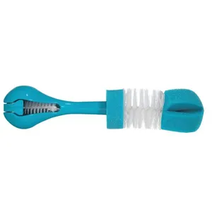 Escova P/ Limpeza de Mamadeira Dupla Azul - Girotondo Baby