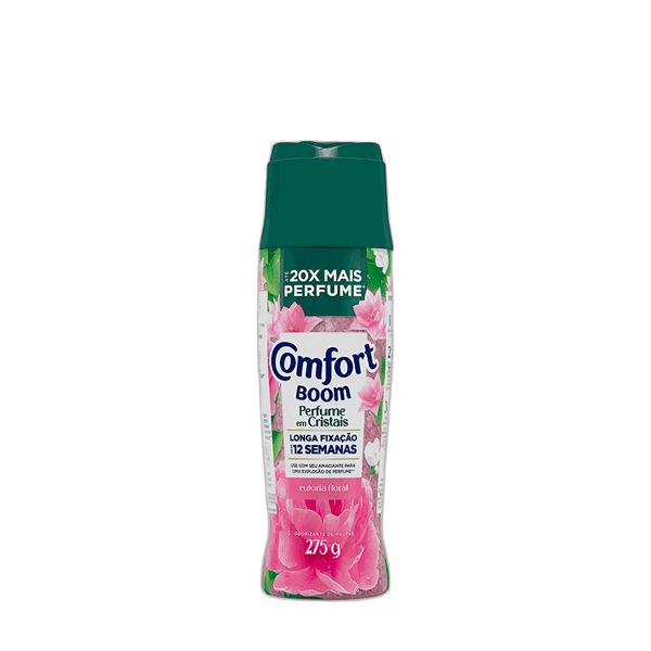 Odorizante para Roupas Perfume em Cristais Euforia Floral Comfort – 275g