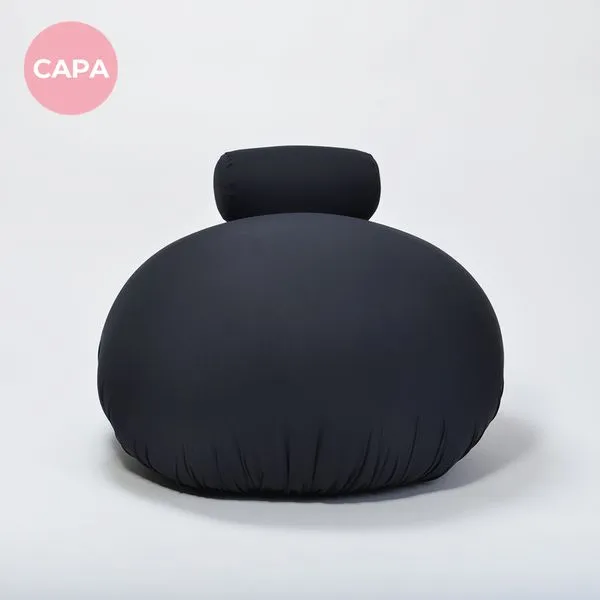 Capa Puff Ergo Com Apoio Preto