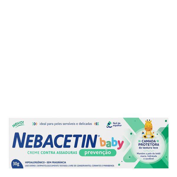 Creme Antiassaduras Nebacetin Baby Prevenção 30g