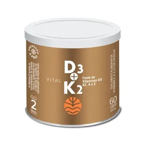 Vital D3 Mais K2 Vital Âtman 390mg 60Cáps