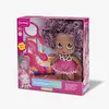 Boneca Rainbow Baby Fashion Negra Cabelo Rosa 859 - Bambola