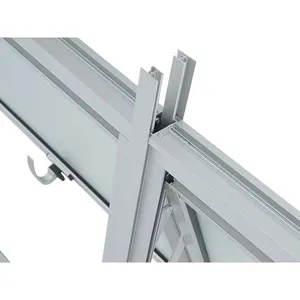 Junção vertical JMA em aço prata 60x8,4cm Pratika Sasazaki