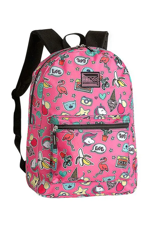 Mochila Teen Clio Style Unicórnio Stickers MF3011 17" - Item Sortido