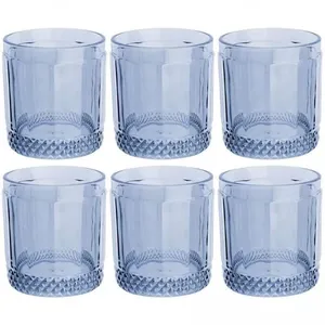 Conjunto de Copos Baixos L`Hermitage Splendor 330 ml 6 Peças Azul