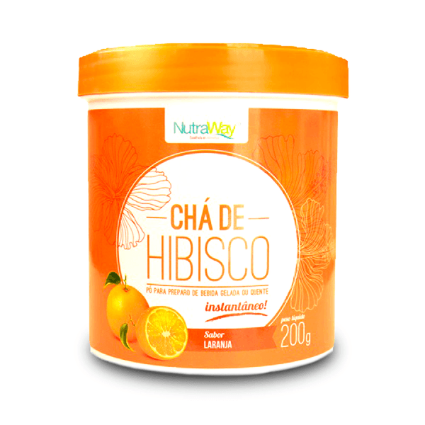 Chá Hibisco Laranja 200g - Nutraway