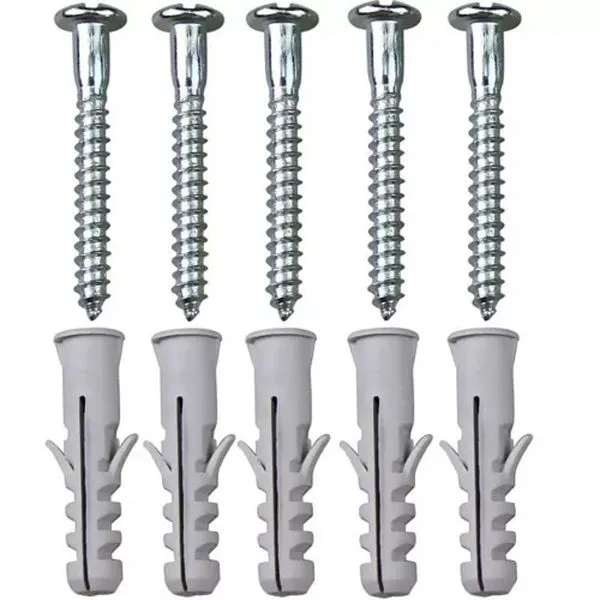 Parafuso com Bucha 8mm 5un Qutil PARAFUSO QUTIL C/ BUCHA 8M 5UN