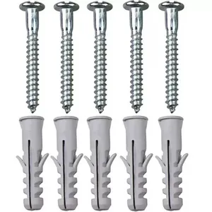 Parafuso com Bucha 8mm 5un Qutil PARAFUSO QUTIL C/ BUCHA 8M 5UN
