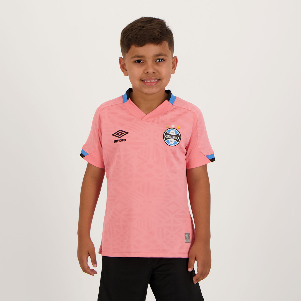 Camisa Umbro Grêmio Outubro Rosa 2022 Juvenil