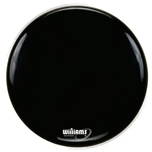 Pele para Bateria com Abafador Shadow WS1SC 20 Polegadas Controle de Ressonância Evan Williams Pele para Bateria Shadow WS1SC 20 Polegadas com Abafador Evan Williams