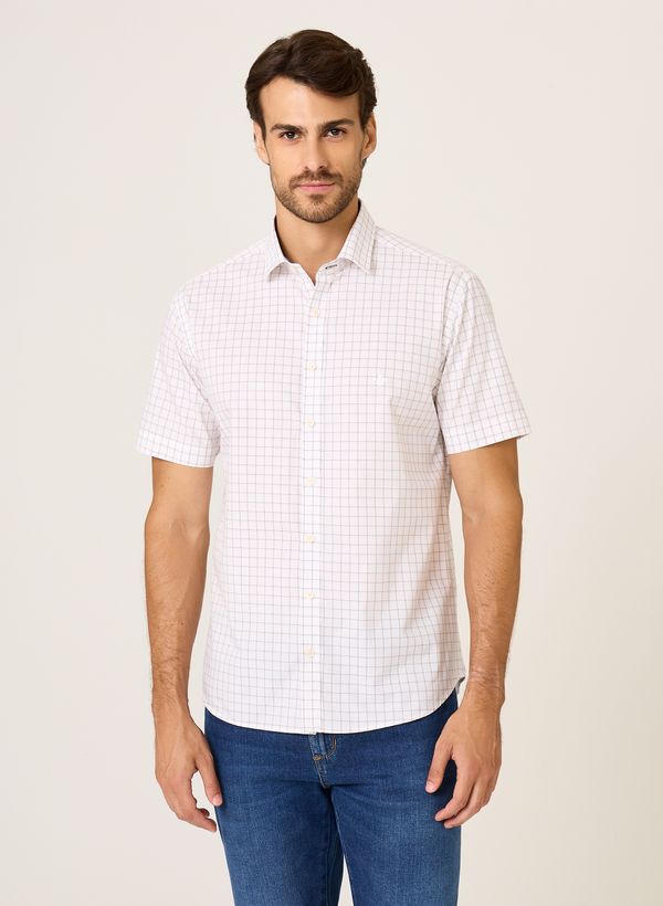 Camisa Slim Fit Tricoline Xadrez Dudalina Masculina 5