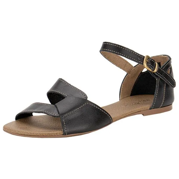 Sandália Feminina Flat Miss Western 183 PRETO 35