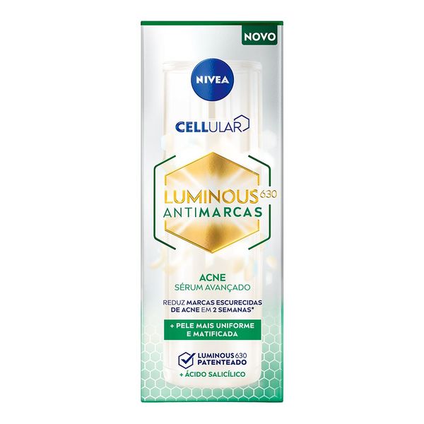 Sérum Facial Nivea Cellular Luminous 630 Antimarcas Acne 30ml