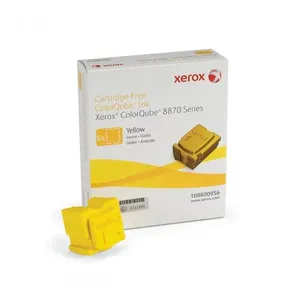 Cera para Impressora 108R00960 Amarelo Compatível com Colorqube 8870 e 8880 Até 17.300 Páginas Xerox Cera 108R00960 Amarelo para Colorqube 8870 e 8880 Xerox