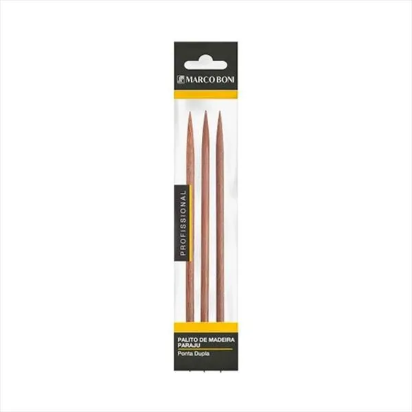 Palito Paraju Ponta Alumínio Alta Precisão Durabilidade Madeira e Metal Natural 3un Novo Visual Palito Paraju Ponta Alumínio Alta Resistência Precisão Madeira Tratada 3un Novo Visual