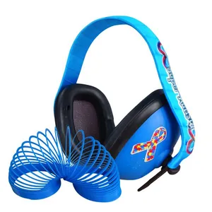 Abafador de Ruidos para Autistas Azul 12 DB arco Blue + Brinquedo Mola Cognitiva
