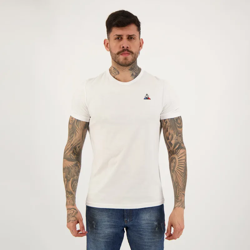 Camiseta Le Coq Sportif Essentials N.2 Tee SS New Optical Branca