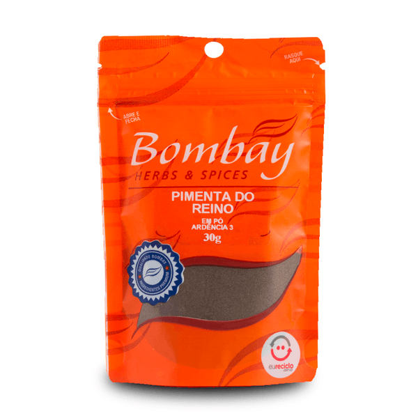 Pimenta do Reino em Pó 30g - Bombay